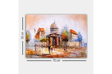 Koristeellinen Canvastaulu 50x70 cm - Monivärinen - Sisustustuotteet - Taulu & taide - Canvas-taulu