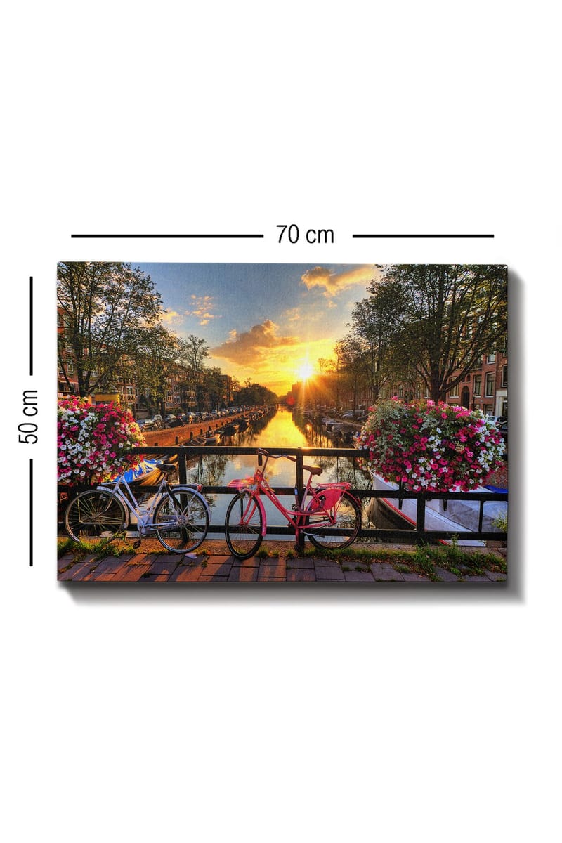 Koristeellinen Canvastaulu 50x70 cm - Monivärinen - Sisustustuotteet - Taulu & taide - Canvas-taulu