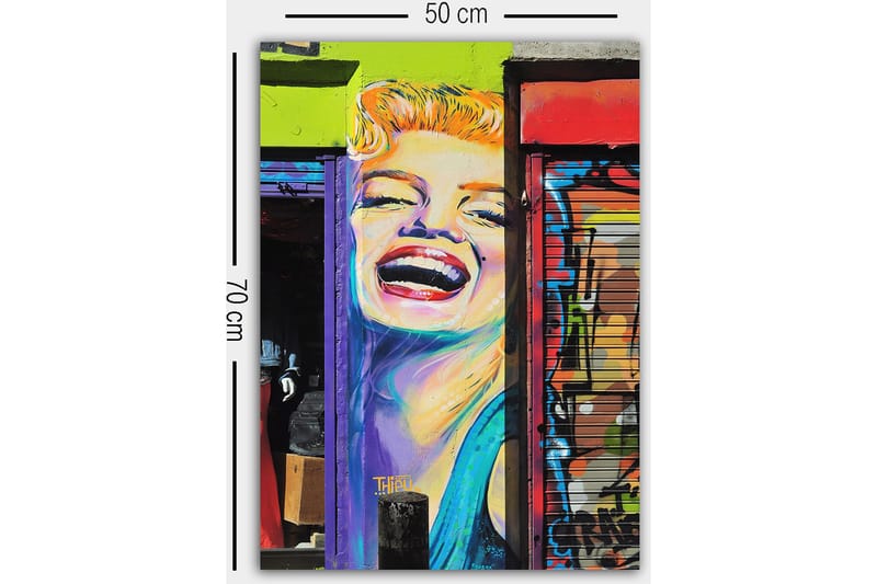 Koristeellinen Canvastaulu 50x70 cm - Monivärinen - Sisustustuotteet - Taulu & taide - Canvas-taulu