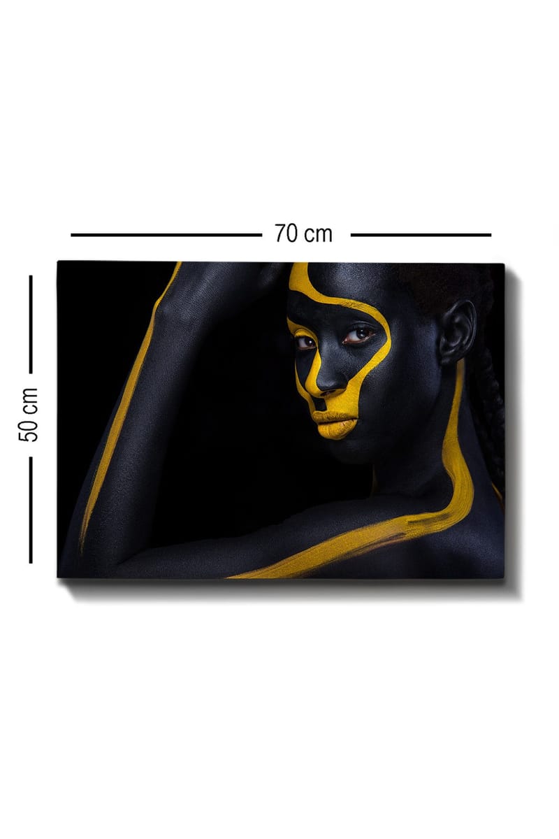 Koristeellinen Canvastaulu 50x70 cm - Monivärinen - Sisustustuotteet - Taulu & taide - Canvas-taulu