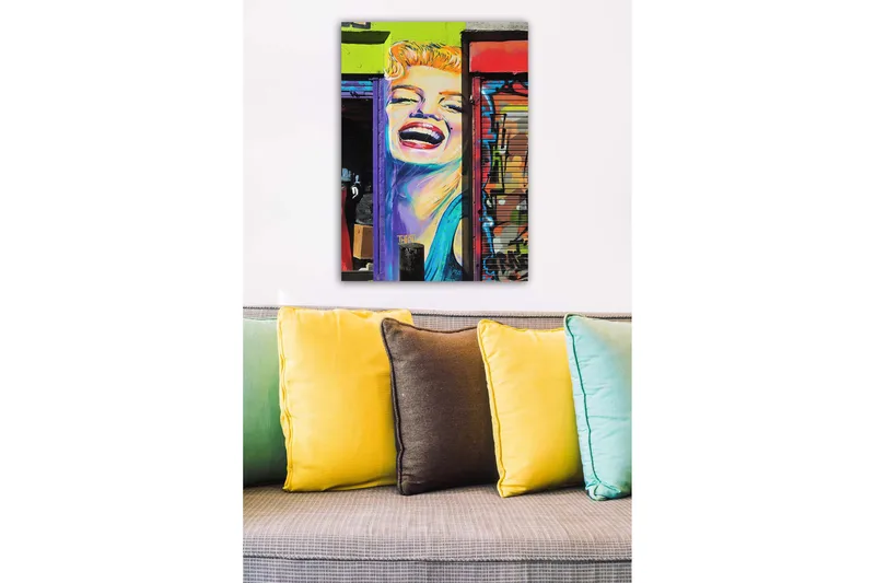 Koristeellinen Canvastaulu 50x70 cm - Monivärinen - Sisustustuotteet - Taulu & taide - Canvas-taulu