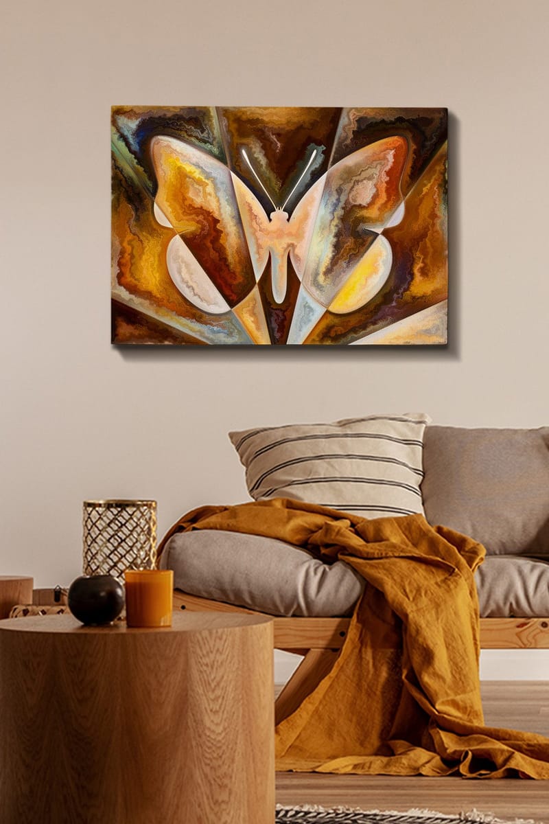 Koristeellinen Canvastaulu 50x70 cm - Monivärinen - Sisustustuotteet - Taulu & taide - Canvas-taulu