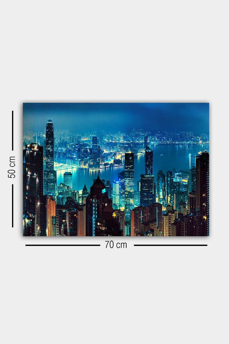 Koristeellinen Canvastaulu 50x70 cm - Monivärinen - Sisustustuotteet - Taulu & taide - Canvas-taulu