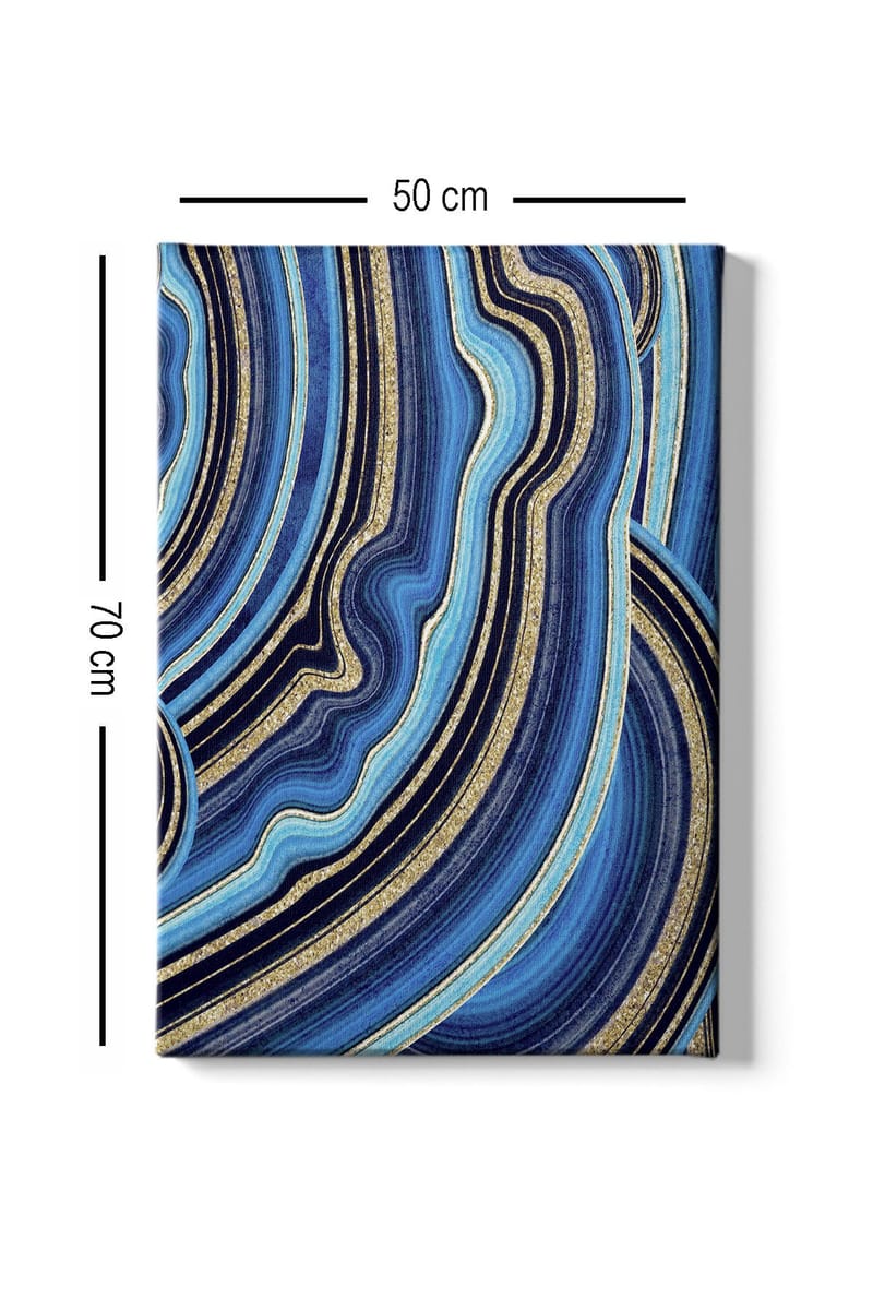 Koristeellinen Canvastaulu 50x70 cm - Monivärinen - Sisustustuotteet - Taulu & taide - Canvas-taulu