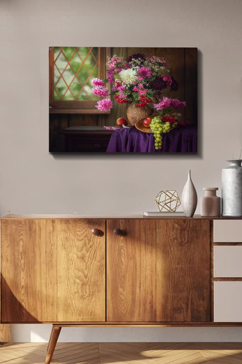 Koristeellinen Canvastaulu 50x70 cm - Monivärinen - Sisustustuotteet - Taulu & taide - Canvas-taulu