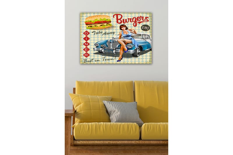 Koristeellinen Canvastaulu 50x70 cm, Monivärinen