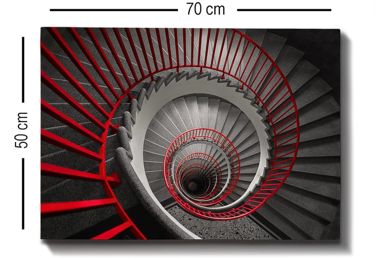 Koristeellinen Canvastaulu 50x70 cm - Monivärinen - Sisustustuotteet - Taulu & taide - Canvas-taulu