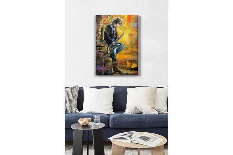 Koristeellinen Canvastaulu 50x70 cm - Monivärinen - Sisustustuotteet - Taulu & taide - Canvas-taulu