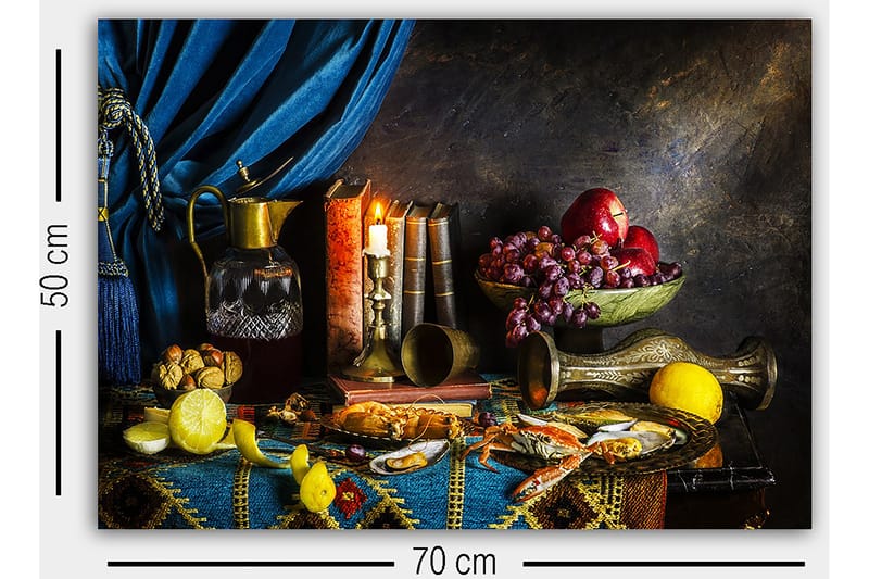Koristeellinen Canvastaulu 50x70 cm - Monivärinen - Sisustustuotteet - Taulu & taide - Canvas-taulu
