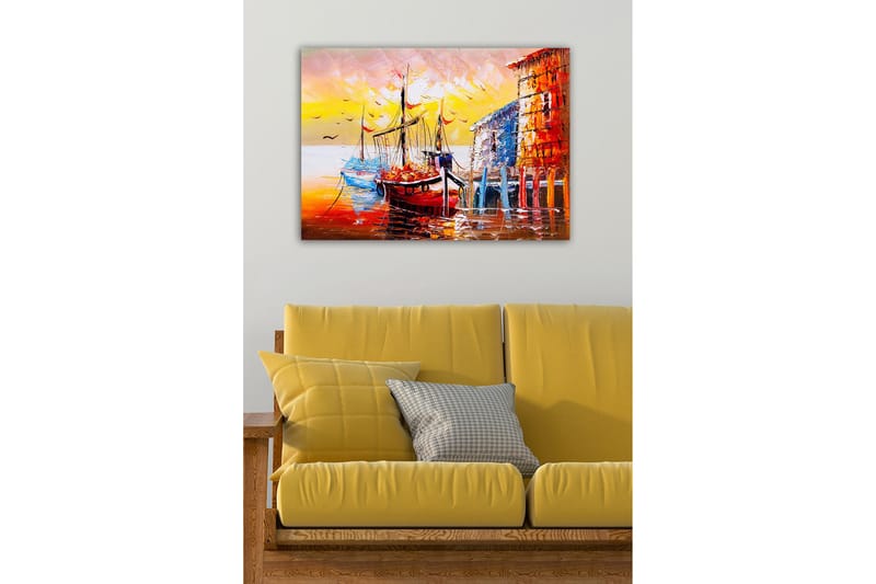 Koristeellinen Canvastaulu 50x70 cm - Monivärinen - Sisustustuotteet - Taulu & taide - Canvas-taulu
