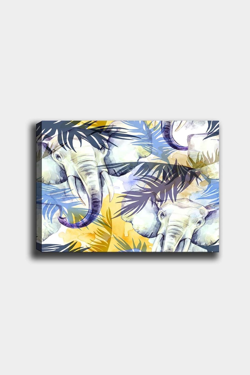 Koristeellinen Canvastaulu 50x70 cm - Monivärinen - Sisustustuotteet - Taulu & taide - Canvas-taulu