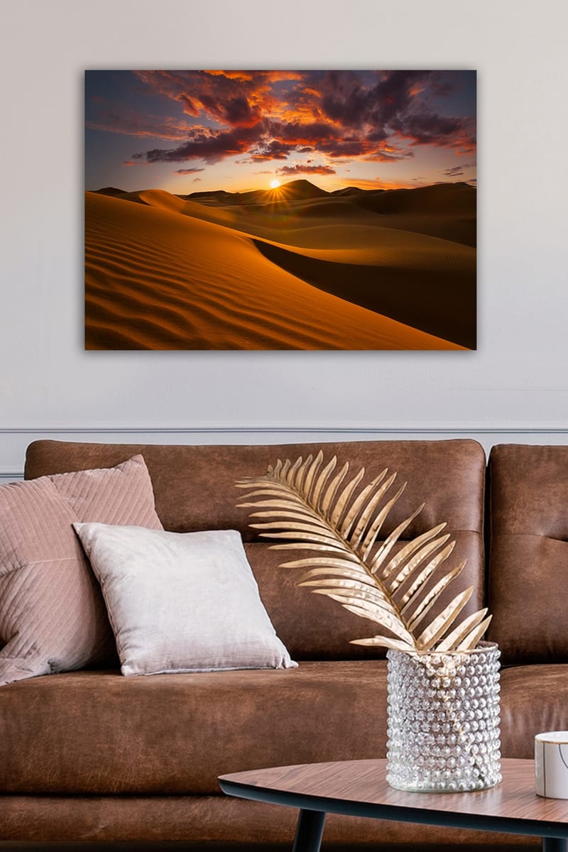 Koristeellinen Canvastaulu 50x70 cm - Monivärinen - Sisustustuotteet - Taulu & taide - Canvas-taulu