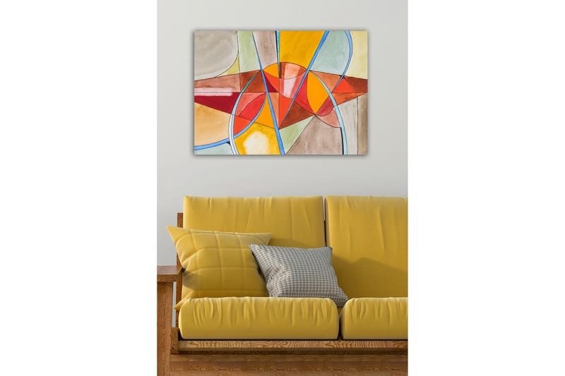 Koristeellinen Canvastaulu 50x70 cm - Monivärinen - Sisustustuotteet - Taulu & taide - Canvas-taulu
