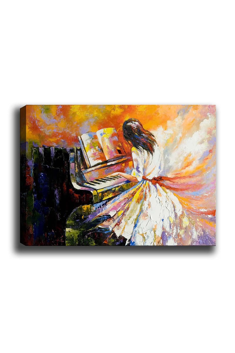 Koristeellinen Canvastaulu 50x70 cm - Monivärinen - Sisustustuotteet - Taulu & taide - Canvas-taulu