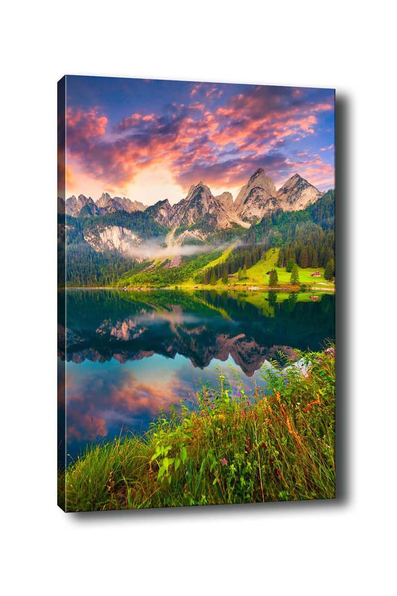 Koristeellinen Canvastaulu 50x70 cm - Monivärinen - Sisustustuotteet - Taulu & taide - Canvas-taulu