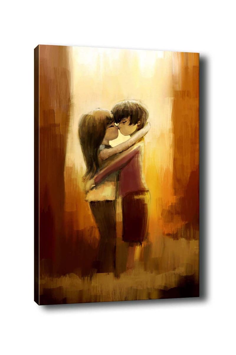 Koristeellinen Canvastaulu 50x70 cm - Monivärinen - Sisustustuotteet - Taulu & taide - Canvas-taulu