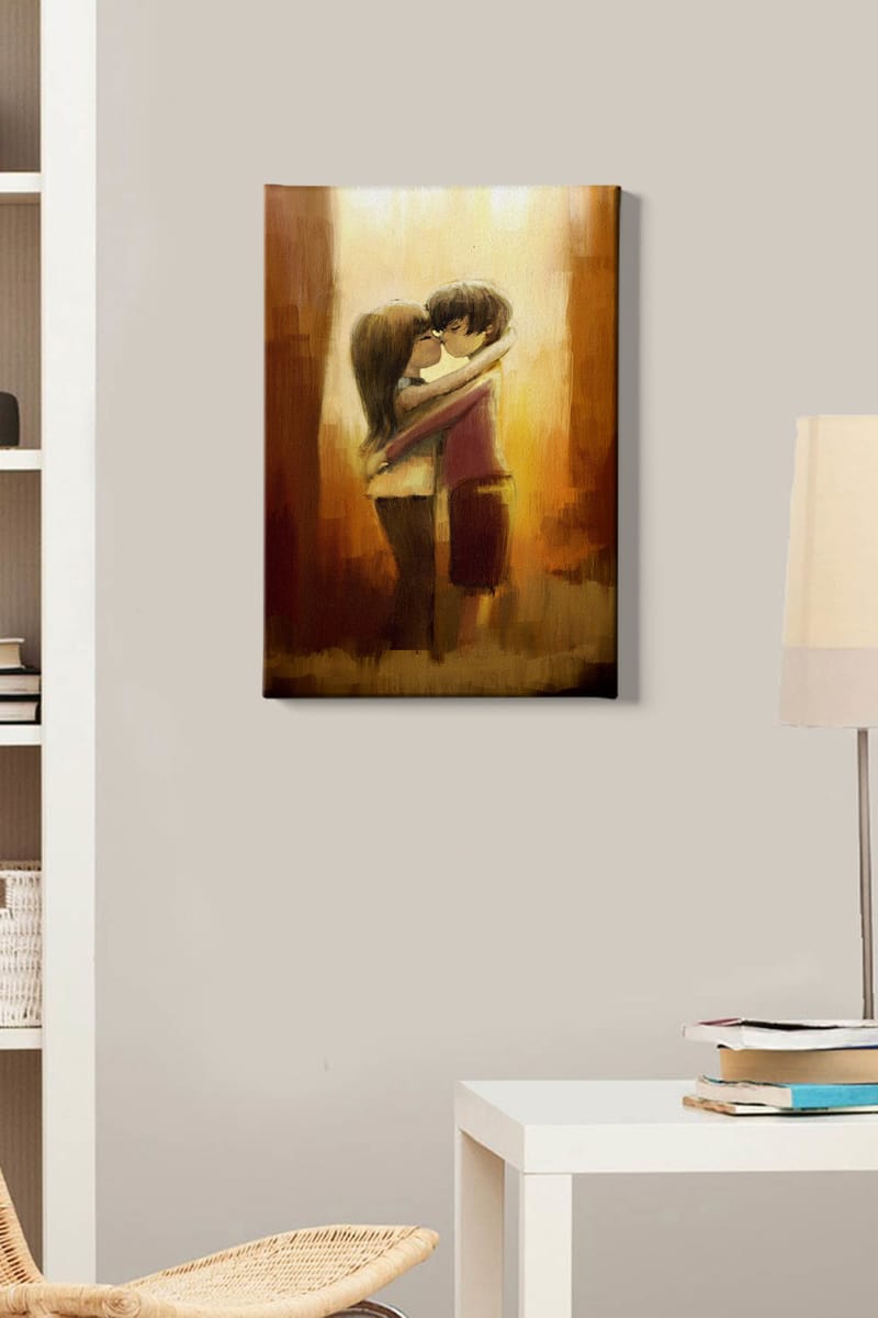 Koristeellinen Canvastaulu 50x70 cm - Monivärinen - Sisustustuotteet - Taulu & taide - Canvas-taulu