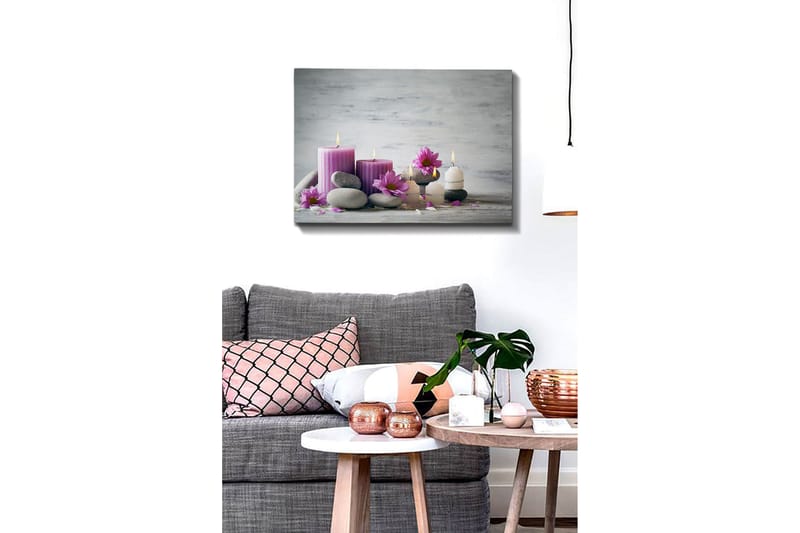 Koristeellinen Canvastaulu 50x70 cm - Monivärinen - Sisustustuotteet - Taulu & taide - Canvas-taulu