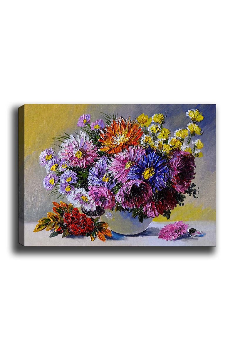 Koristeellinen Canvastaulu 50x70 cm - Monivärinen - Sisustustuotteet - Taulu & taide - Canvas-taulu