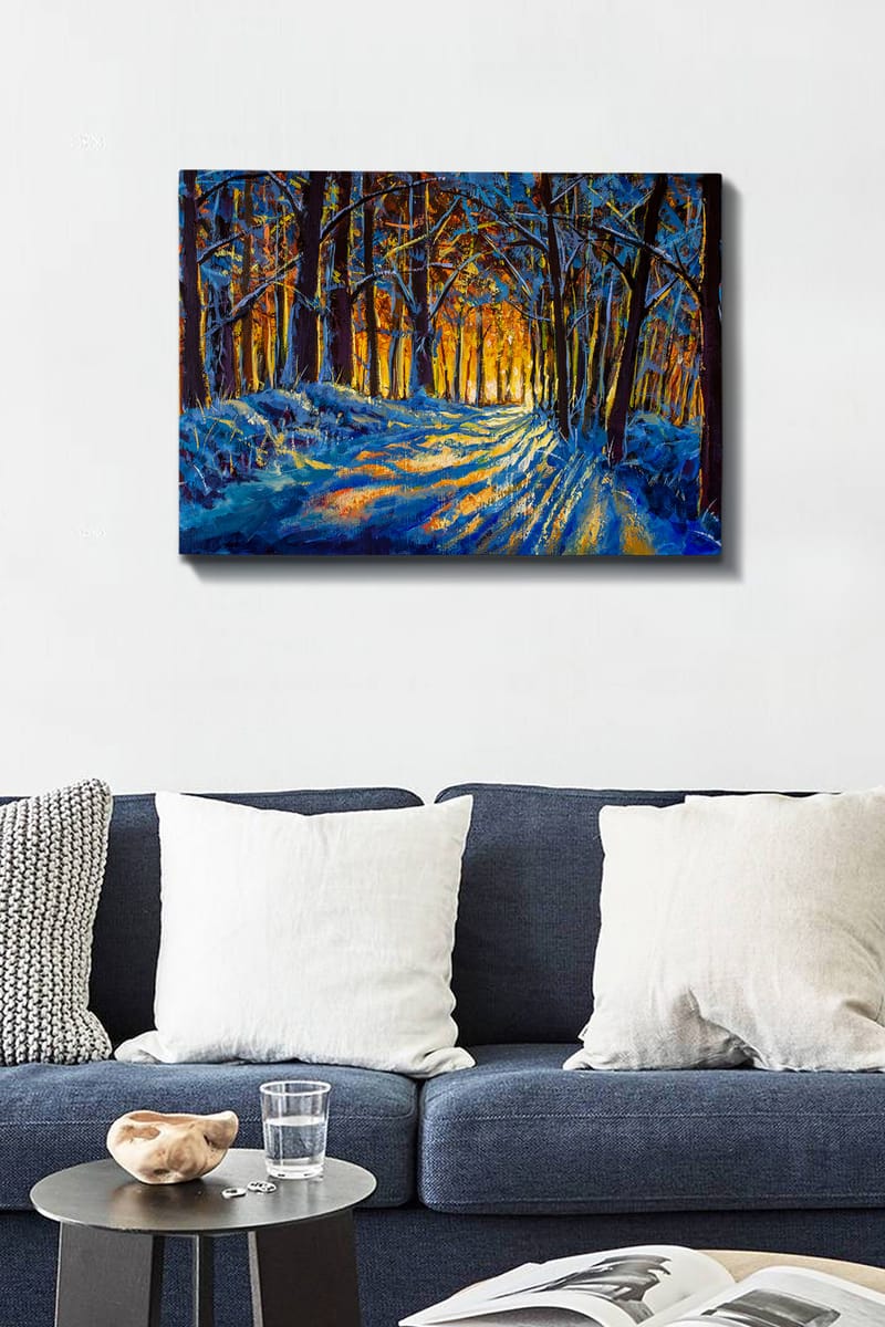 Koristeellinen Canvastaulu 50x70 cm - Monivärinen - Sisustustuotteet - Taulu & taide - Canvas-taulu