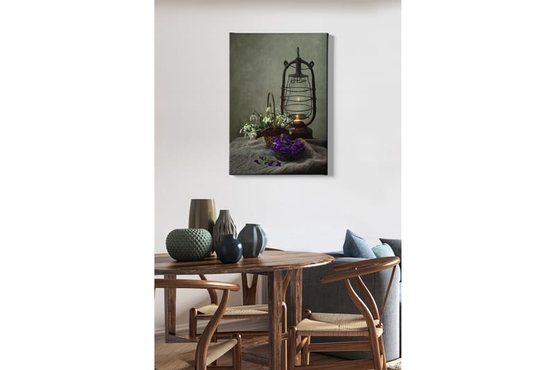 Koristeellinen Canvastaulu 50x70 cm - Monivärinen - Sisustustuotteet - Taulu & taide - Canvas-taulu