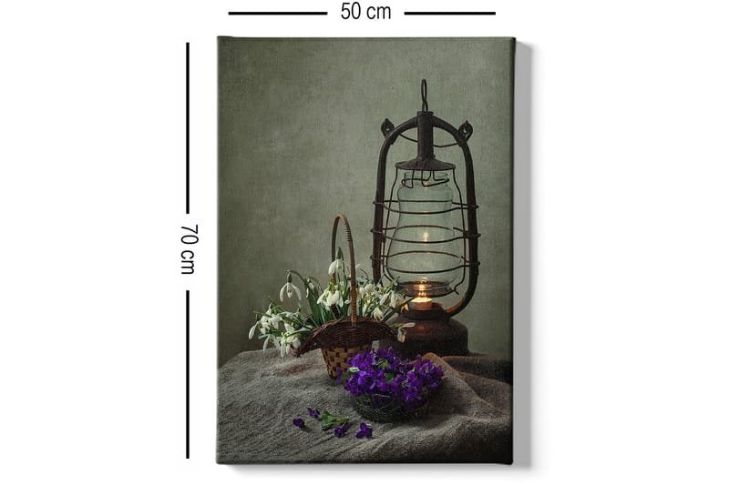 Koristeellinen Canvastaulu 50x70 cm - Monivärinen - Sisustustuotteet - Taulu & taide - Canvas-taulu
