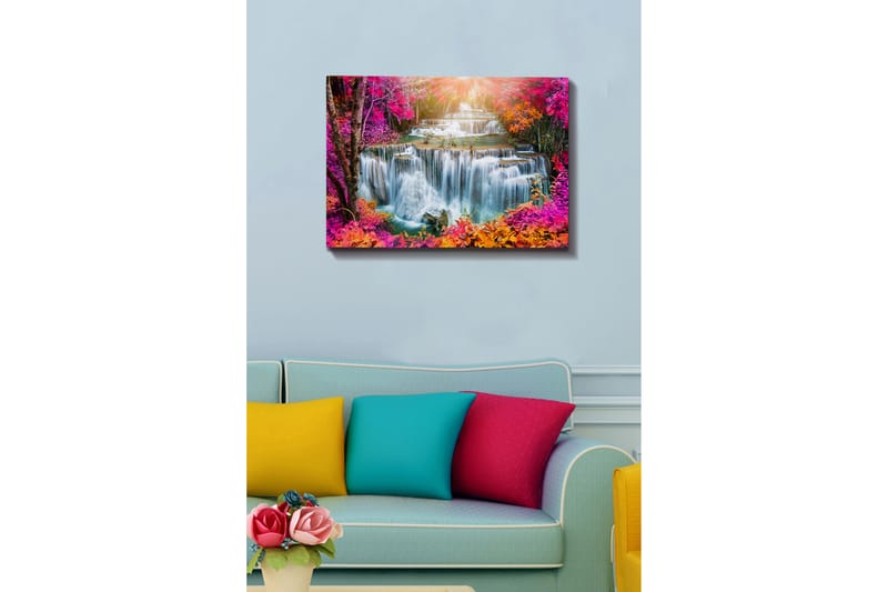 Koristeellinen Canvastaulu 50x70 cm - Monivärinen - Sisustustuotteet - Taulu & taide - Canvas-taulu