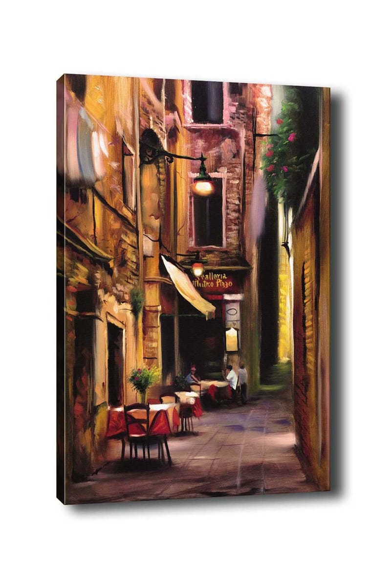 Koristeellinen Canvastaulu 50x70 cm - Monivärinen - Sisustustuotteet - Taulu & taide - Canvas-taulu