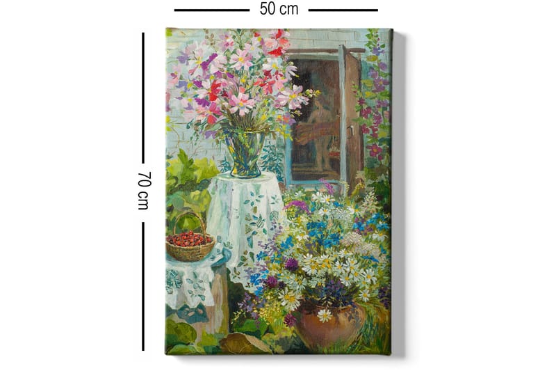 Koristeellinen Canvastaulu 50x70 cm - Monivärinen - Sisustustuotteet - Taulu & taide - Canvas-taulu