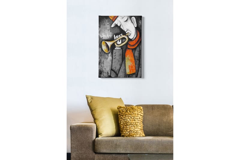 Koristeellinen Canvastaulu 50x70 cm - Monivärinen - Sisustustuotteet - Taulu & taide - Canvas-taulu