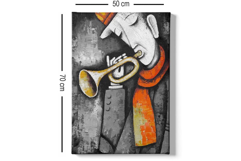 Koristeellinen Canvastaulu 50x70 cm - Monivärinen - Sisustustuotteet - Taulu & taide - Canvas-taulu