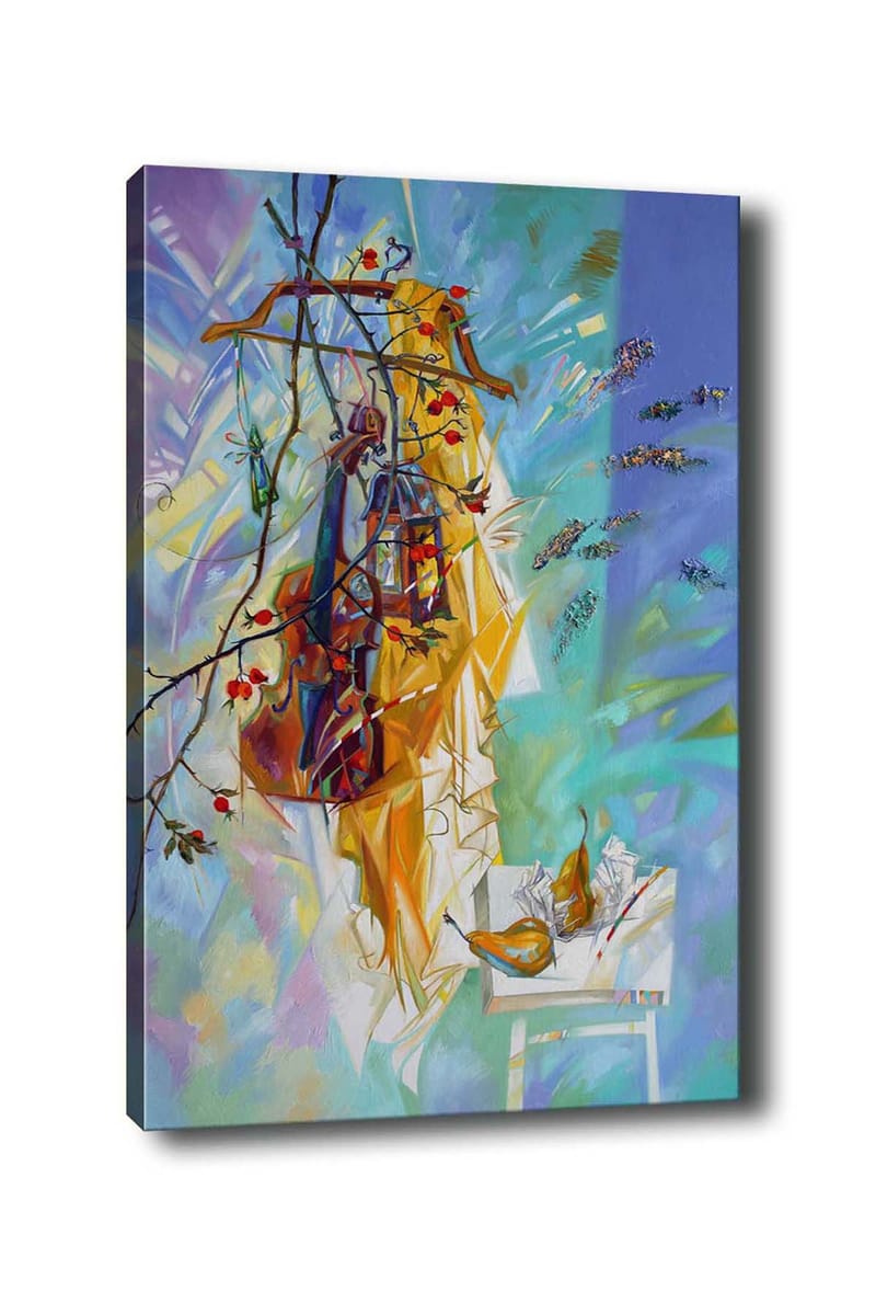 Koristeellinen Canvastaulu 50x70 cm - Monivärinen - Sisustustuotteet - Taulu & taide - Canvas-taulu