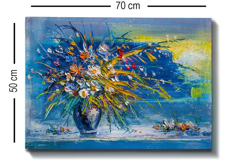 Koristeellinen Canvastaulu 50x70 cm - Monivärinen - Sisustustuotteet - Taulu & taide - Canvas-taulu