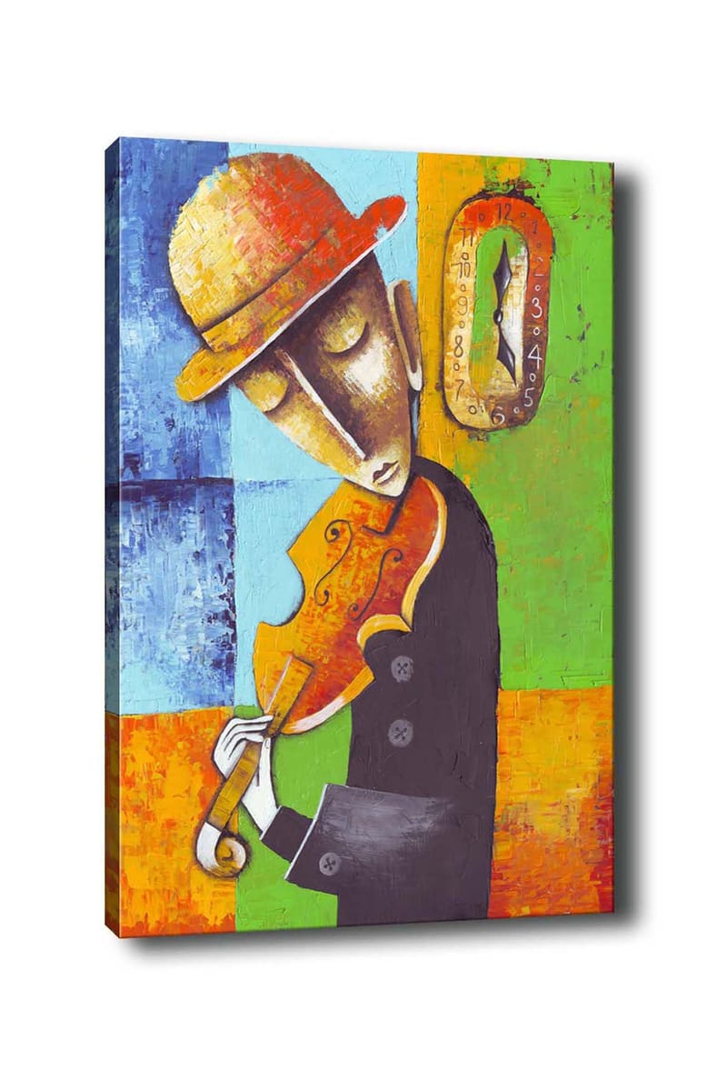 Koristeellinen Canvastaulu 50x70 cm - Monivärinen - Sisustustuotteet - Taulu & taide - Canvas-taulu