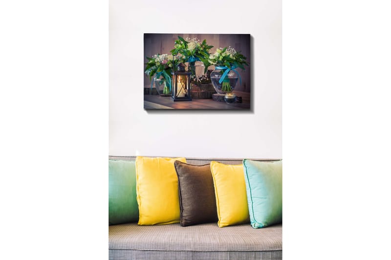 Koristeellinen Canvastaulu 50x70 cm - Monivärinen - Sisustustuotteet - Taulu & taide - Canvas-taulu