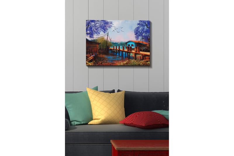 Koristeellinen Canvastaulu 50x70 cm - Monivärinen - Sisustustuotteet - Taulu & taide - Canvas-taulu