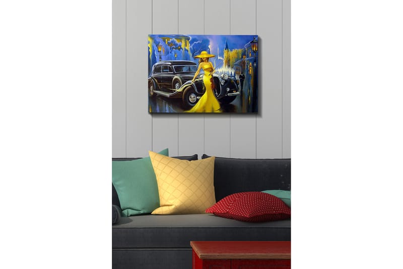 Koristeellinen Canvastaulu 50x70 cm - Monivärinen - Sisustustuotteet - Taulu & taide - Canvas-taulu