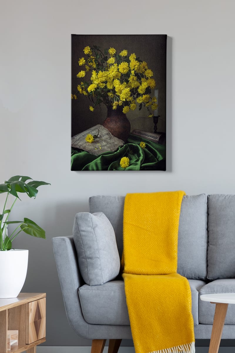 Koristeellinen Canvastaulu 50x70 cm - Monivärinen - Sisustustuotteet - Taulu & taide - Canvas-taulu