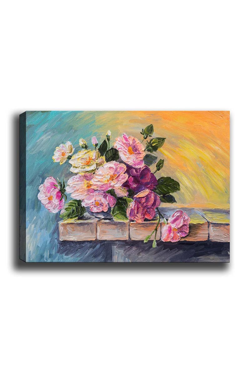 Koristeellinen Canvastaulu 50x70 cm - Monivärinen - Sisustustuotteet - Taulu & taide - Canvas-taulu