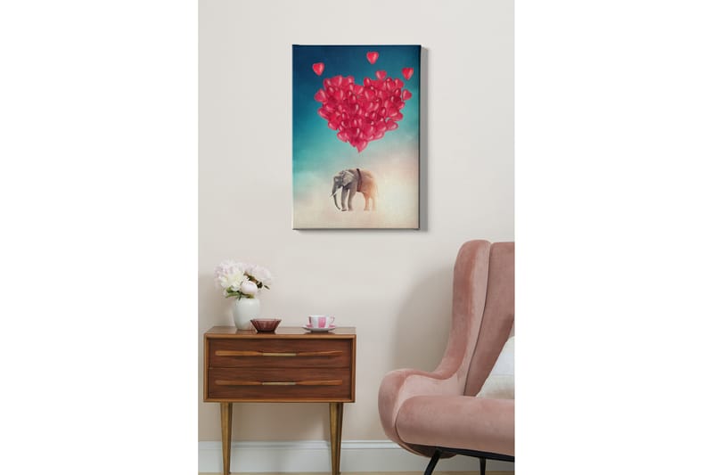 Koristeellinen Canvastaulu 50x70 cm - Monivärinen - Sisustustuotteet - Taulu & taide - Canvas-taulu