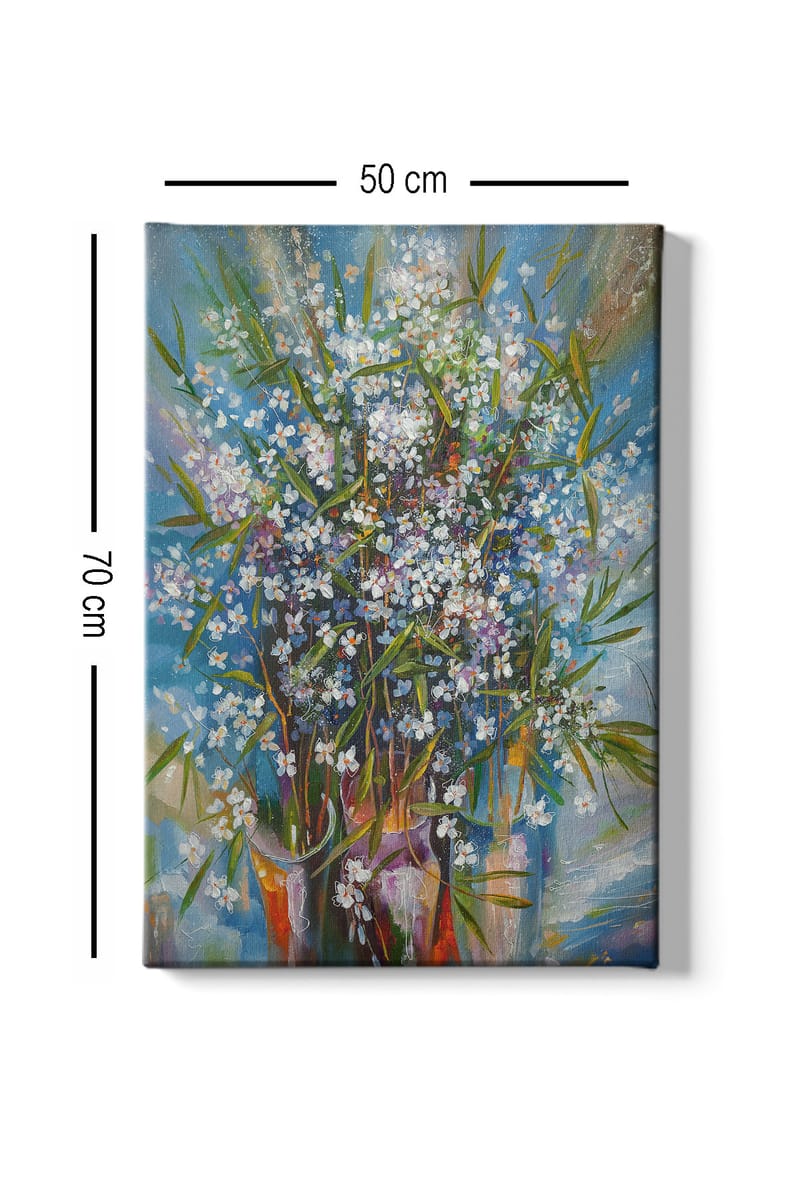 Koristeellinen Canvastaulu 50x70 cm - Monivärinen - Sisustustuotteet - Taulu & taide - Canvas-taulu