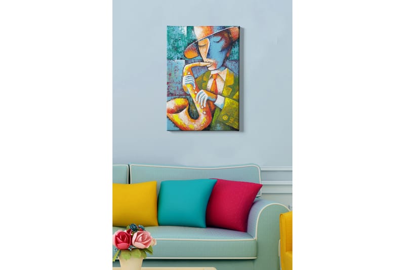 Koristeellinen Canvastaulu 50x70 cm - Monivärinen - Sisustustuotteet - Taulu & taide - Canvas-taulu
