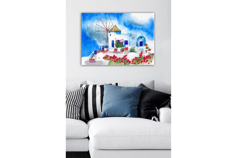 Koristeellinen Canvastaulu 50x70 cm - Monivärinen - Sisustustuotteet - Taulu & taide - Canvas-taulu