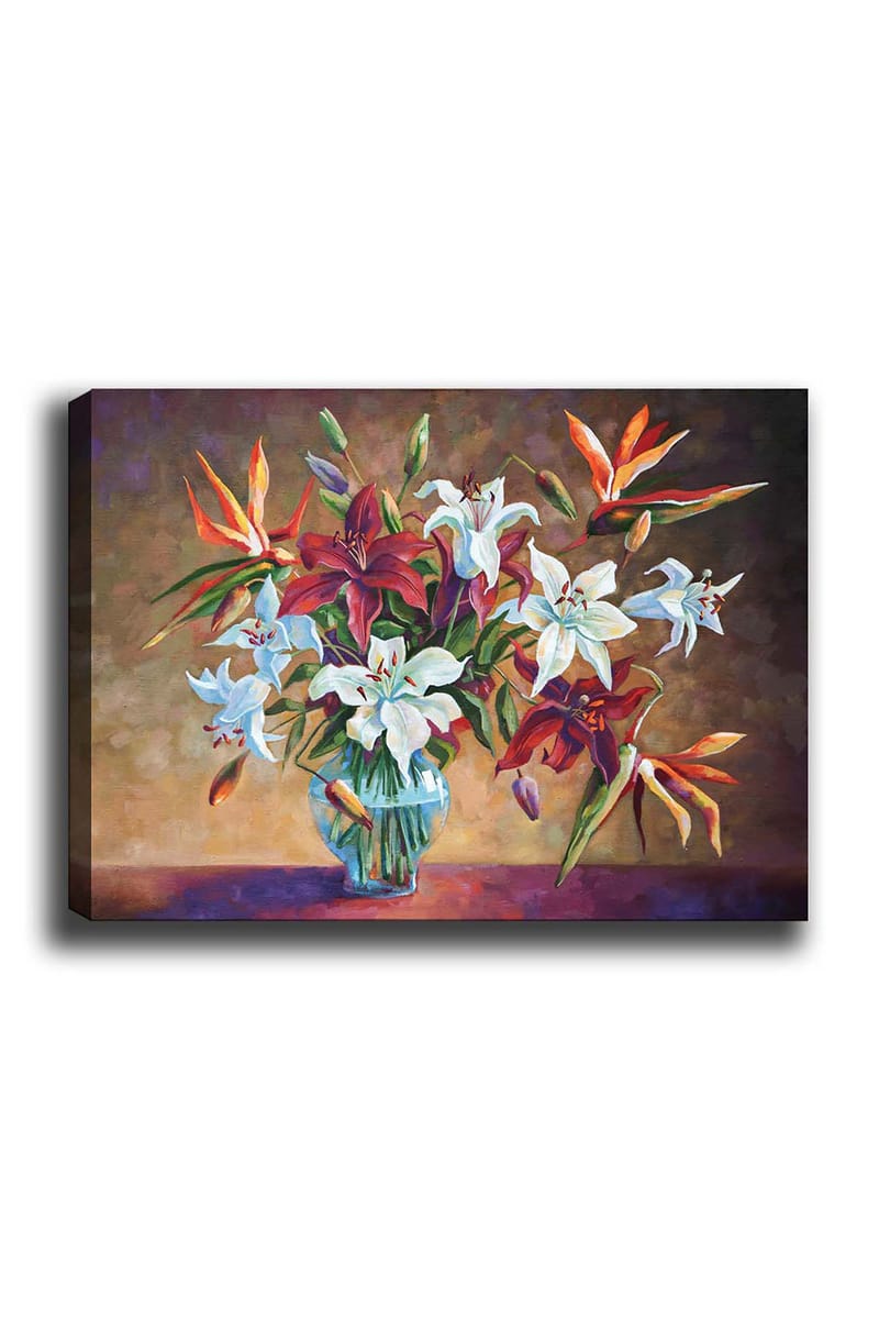 Koristeellinen Canvastaulu 50x70 cm - Monivärinen - Sisustustuotteet - Taulu & taide - Canvas-taulu