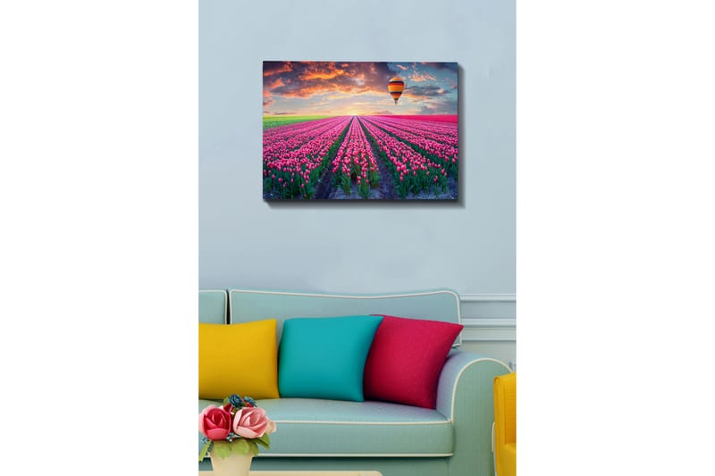 Koristeellinen Canvastaulu 50x70 cm - Monivärinen - Sisustustuotteet - Taulu & taide - Canvas-taulu
