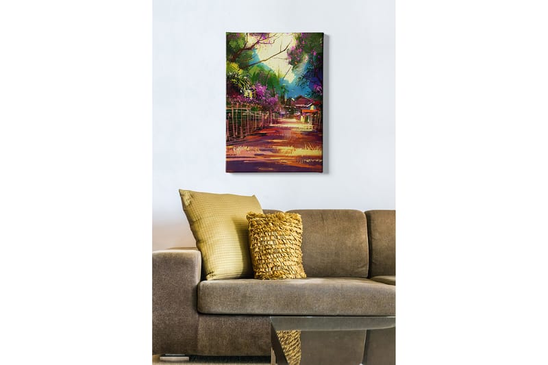 Koristeellinen Canvastaulu 50x70 cm - Monivärinen - Sisustustuotteet - Taulu & taide - Canvas-taulu