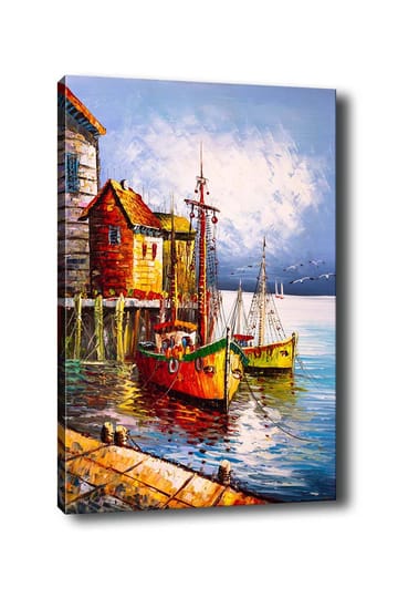 Koristeellinen Canvastaulu 50x70 cm - Monivärinen - Sisustustuotteet - Taulu & taide - Canvas-taulu