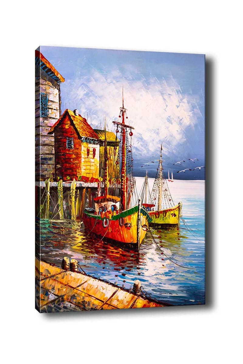 Koristeellinen Canvastaulu 50x70 cm - Monivärinen - Sisustustuotteet - Taulu & taide - Canvas-taulu