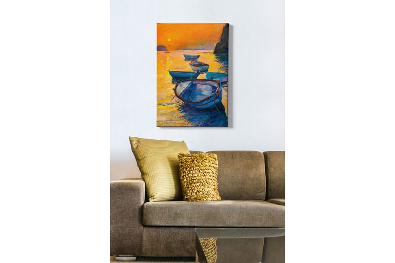 Koristeellinen Canvastaulu 50x70 cm - Monivärinen - Sisustustuotteet - Taulu & taide - Canvas-taulu