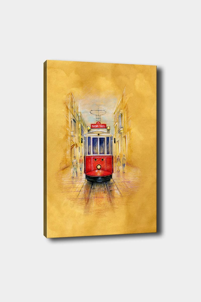 Koristeellinen Canvastaulu 50x70 cm - Monivärinen - Sisustustuotteet - Taulu & taide - Canvas-taulu